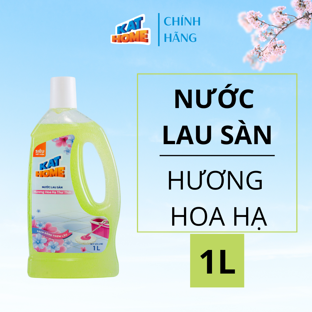 Nước lau sàn KAT HOME Hương Hoa Hạ 1L