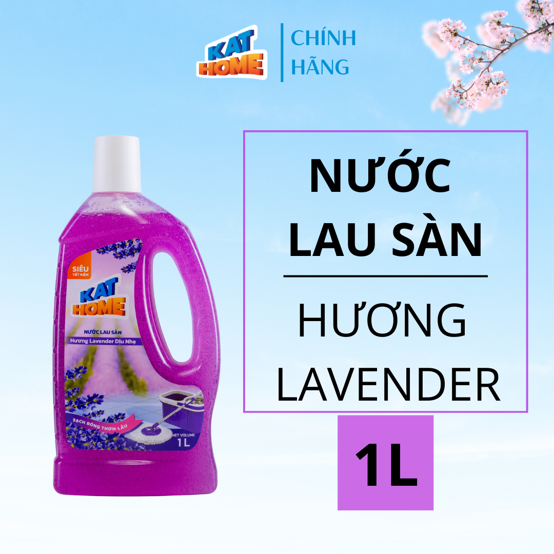 Nước lau sàn KAT HOME Hương Lavender 1L